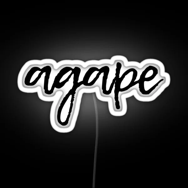 Agape RGB Neon Sign