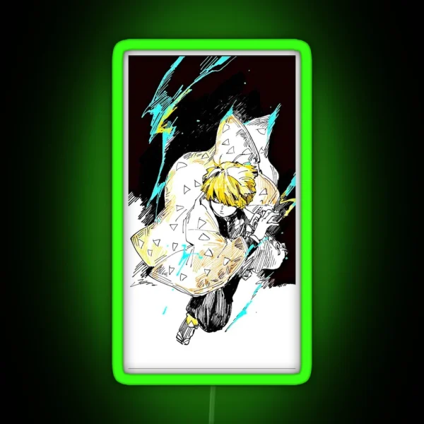 Agatsuma Manga Drawing RGB Neon Sign