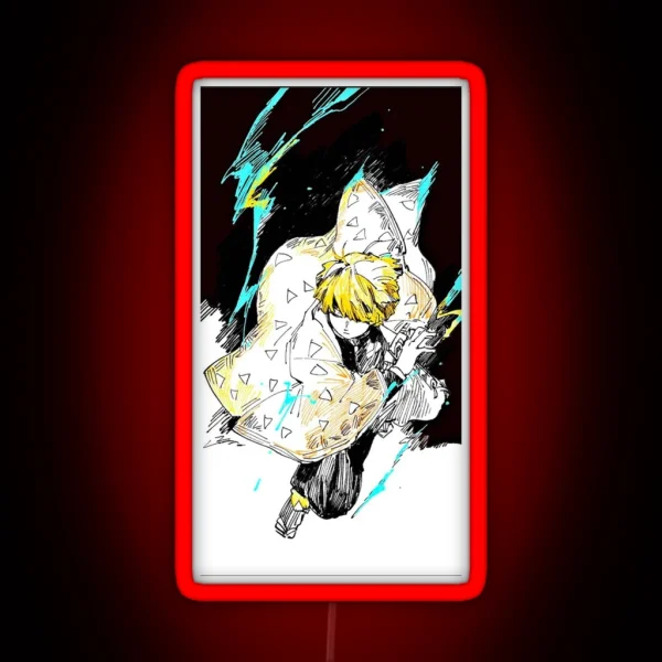 Agatsuma Manga Drawing RGB Neon Sign