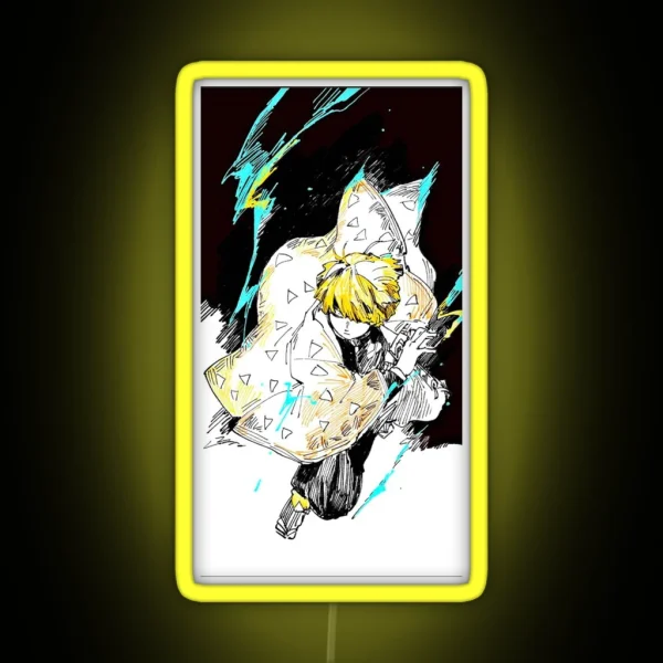 Agatsuma Manga Drawing RGB Neon Sign