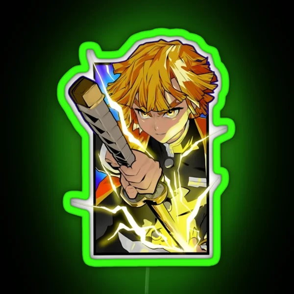 Agatsuma Zenitsu RGB Neon Sign