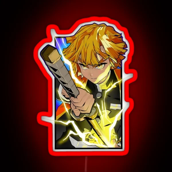 Agatsuma Zenitsu RGB Neon Sign