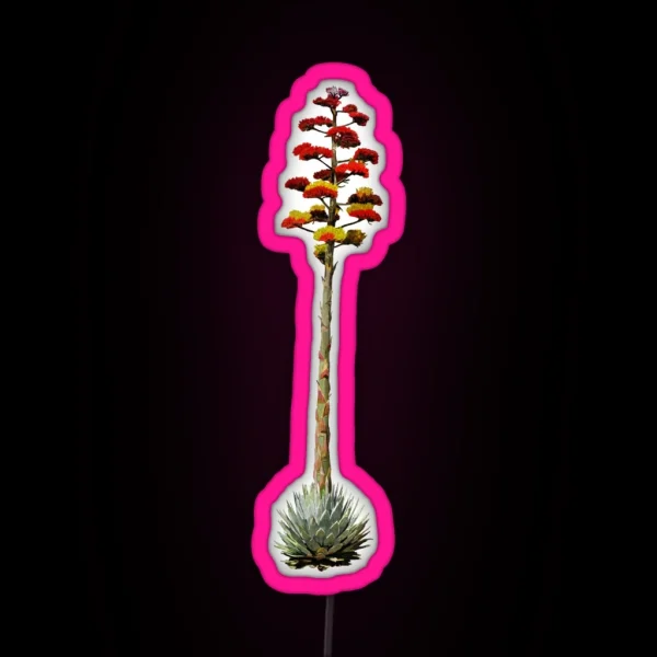 Agave In Bloom RGB Neon Sign