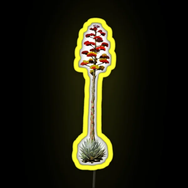 Agave In Bloom RGB Neon Sign