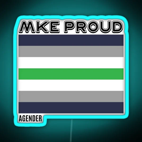 AGENDER MKE RGB Neon Sign