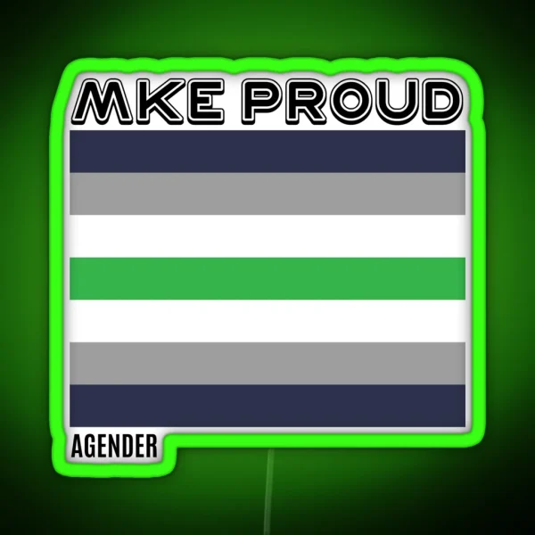 AGENDER MKE RGB Neon Sign
