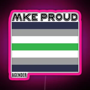 AGENDER MKE RGB Neon Sign