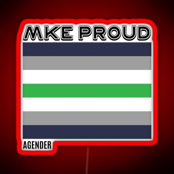AGENDER MKE RGB Neon Sign