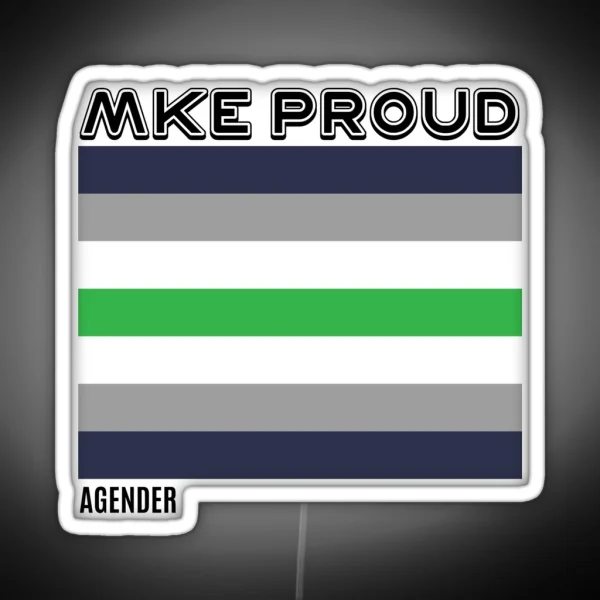 AGENDER MKE RGB Neon Sign