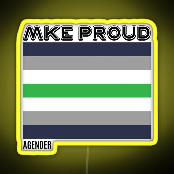 AGENDER MKE RGB Neon Sign