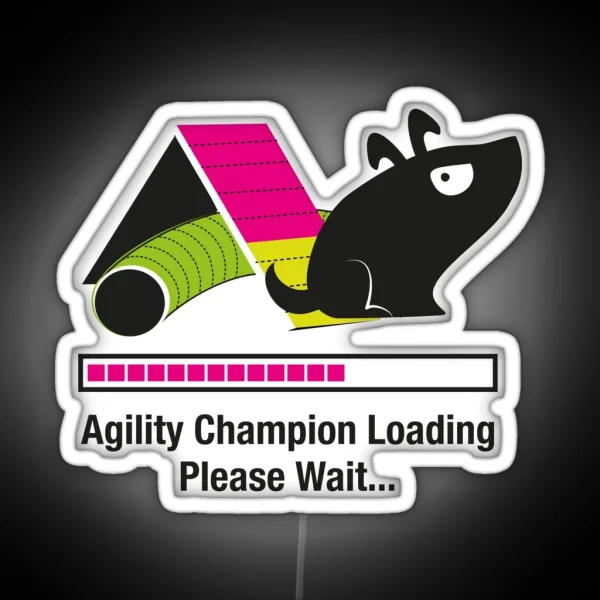 Agility Champion Loading RGB Neon Sign
