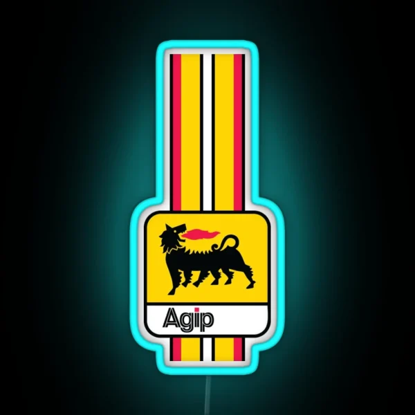 Agip Motorsport Design RGB Neon Sign