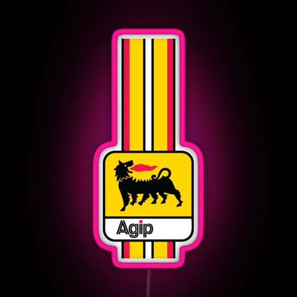 Agip Motorsport Design RGB Neon Sign