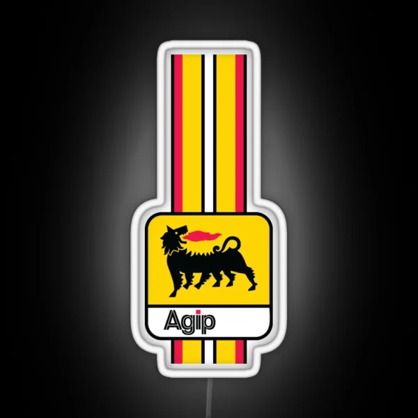 Agip Motorsport Design RGB Neon Sign