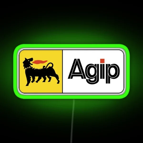 Agip RGB Neon Sign