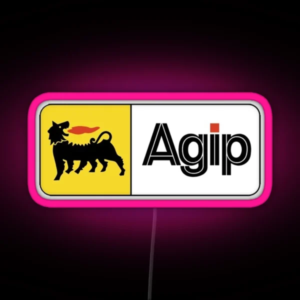 Agip RGB Neon Sign