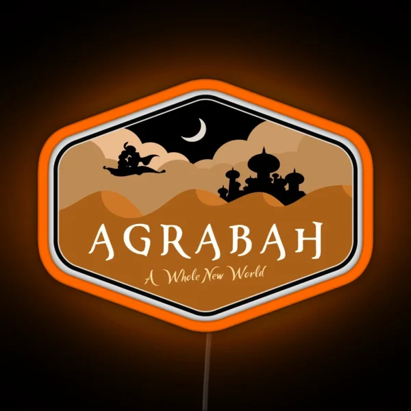 Agrabah A Whole New World RGB Neon Sign