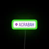 Agrabah Location Tag Led RGB Neon Sign - Image 3