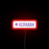 Agrabah Location Tag Led RGB Neon Sign