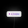 Agrabah Location Tag Led RGB Neon Sign - Image 4