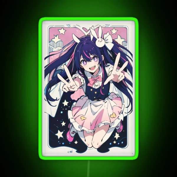 Ai Hoshino Cute RGB Neon Sign