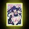 RGB LED Neon Sign with Kawaii Anime Inspired Design Characters
