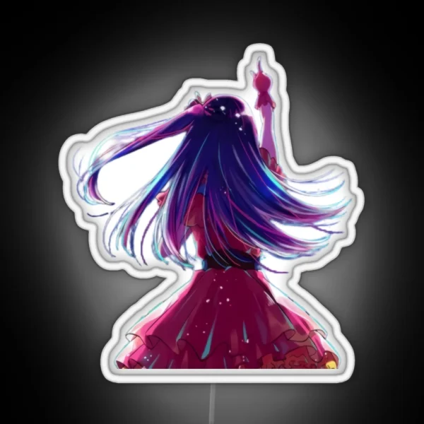 Ai Hoshino From Oshi No Ko RGB Neon Sign