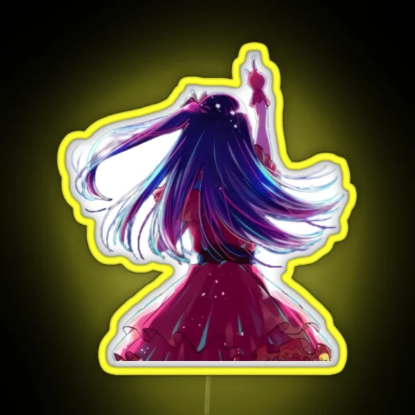 Ai Hoshino From Oshi No Ko RGB Neon Sign
