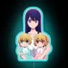 Vibrant Ai Hoshino Oshi no Ko kawaii Japanese anime culture decor.