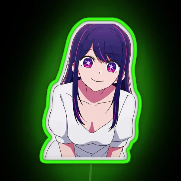 Ai Hoshino Oshi No Ko Kawaii RGB Neon Sign