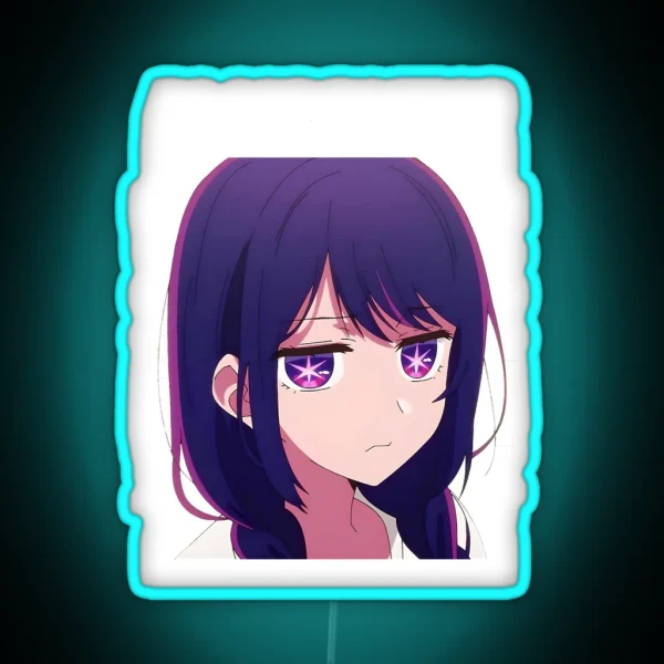 Ai Hoshino Oshi No Ko Pack RGB Neon Sign