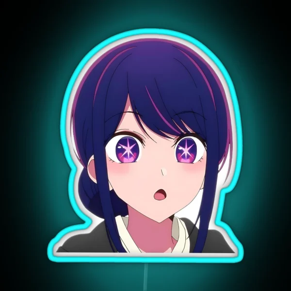 Ai Hoshino Oshi No Ko RGB Neon Sign