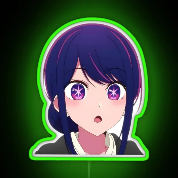 Ai Hoshino Oshi No Ko RGB Neon Sign