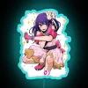 Vibrant Ai Hoshino Oshi no Ko LED Wall Decor Sign