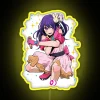 Eye-catching RGB Neon Sign Featuring Beloved Anime Character Ai Hoshino Oshi