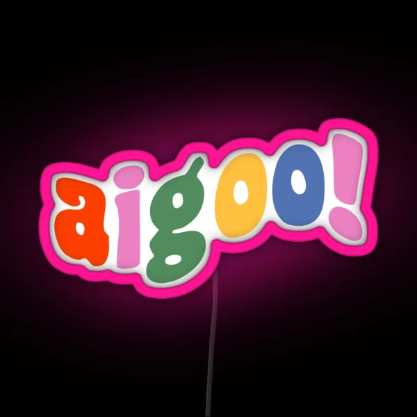 Aigoo Kdrama RGB Neon Sign