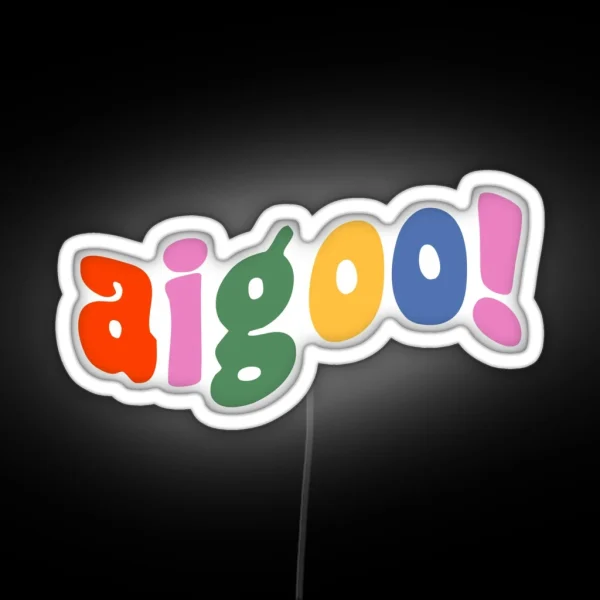 Aigoo Kdrama RGB Neon Sign