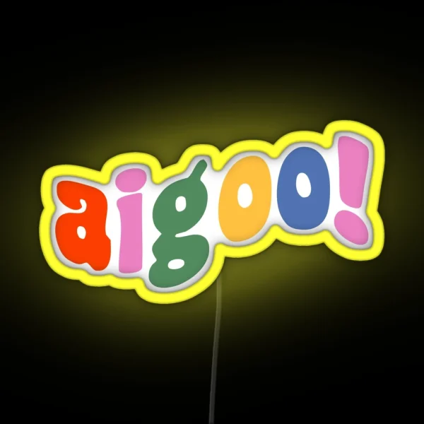 Aigoo Kdrama RGB Neon Sign