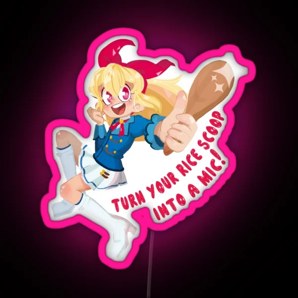 Aikatsu Ichigo RGB Neon Sign