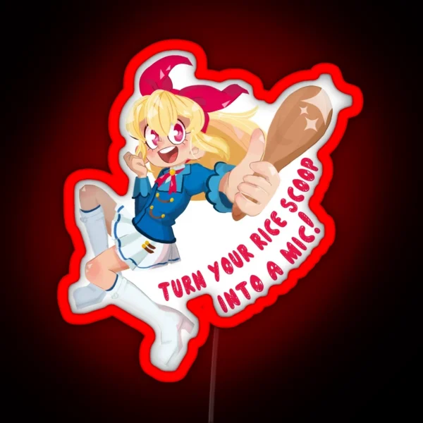 Aikatsu Ichigo RGB Neon Sign