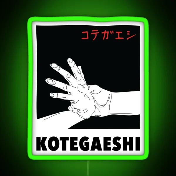 Aikido Kotegaeshi RGB Neon Sign
