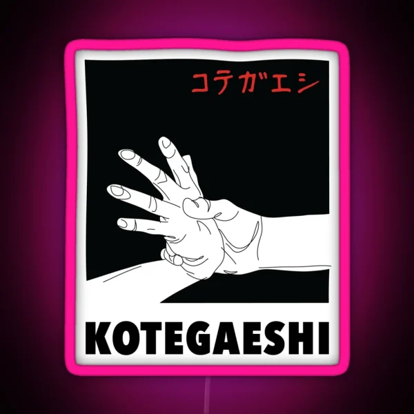 Aikido Kotegaeshi RGB Neon Sign