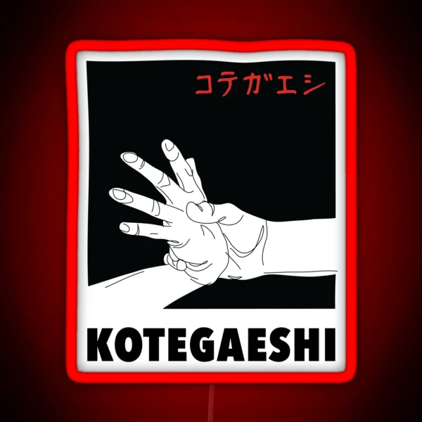 Aikido Kotegaeshi RGB Neon Sign