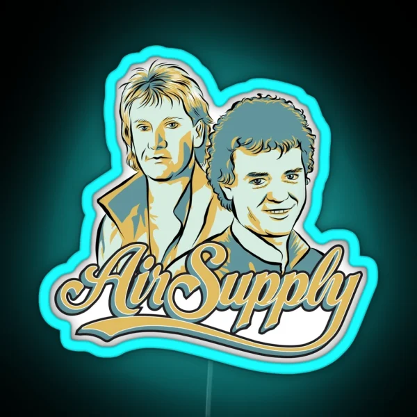 Air Supply RGB Neon Sign