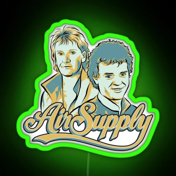 Air Supply RGB Neon Sign