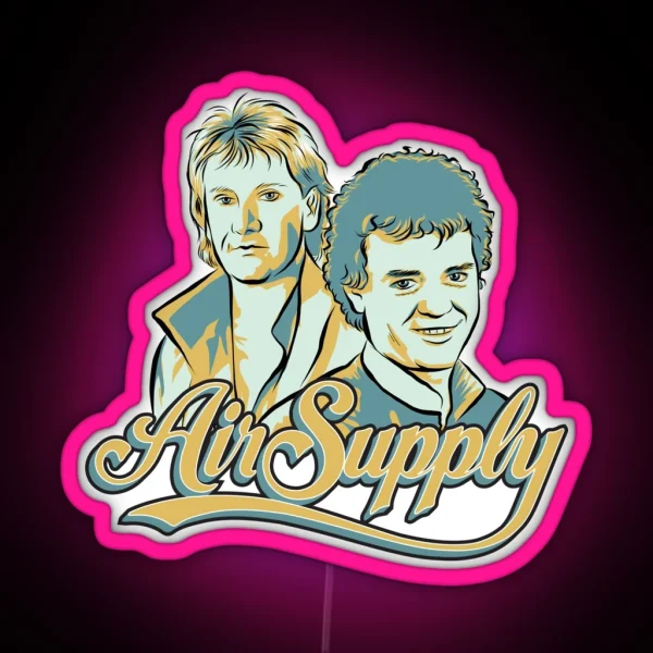 Air Supply RGB Neon Sign