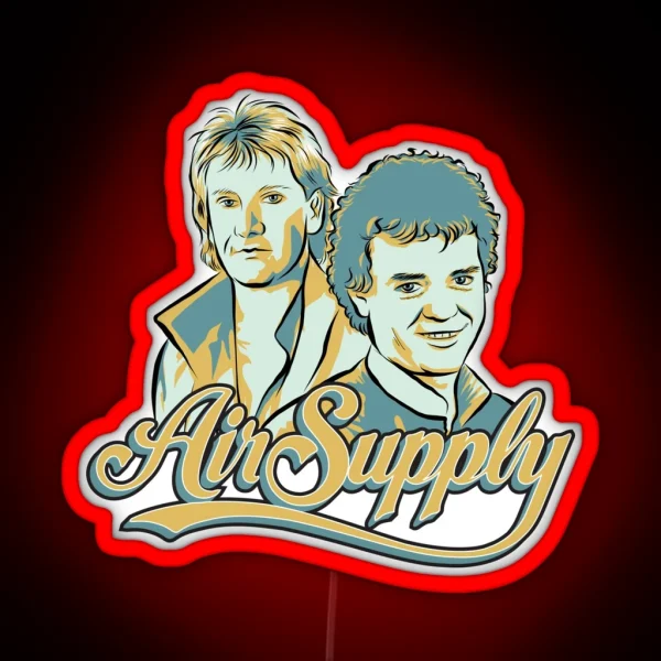Air Supply RGB Neon Sign