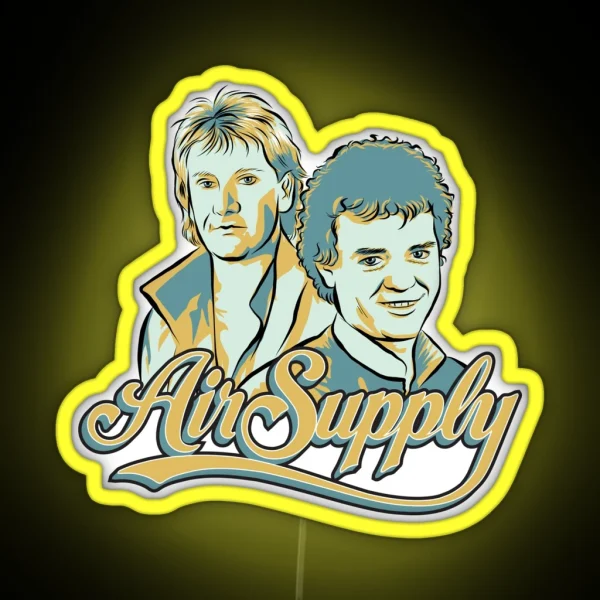 Air Supply RGB Neon Sign