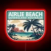 Airlie Beach Australia Retro Emblem RGB Neon Sign - Image 2