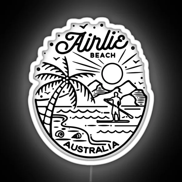Airlie Beach SUP RGB Neon Sign